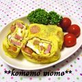 komomoもも's cooksnap of when they made ウインナー♡卵焼き.