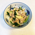 yu228's cooksnap of when they made 小松菜と細切り筍の中華炒め☆.