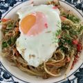maruko1975's cooksnap of when they made 懐かしい味。駄菓子屋さんの焼そば♪.