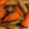 misia12's cooksnap of when they made おばちゃんの味～太いきんぴらごぼう.