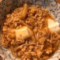 aimy_nh's cooksnap of when they made 鶏そぼろとエノキの餡掛け豆腐.