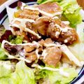 あっきぃママ3's cooksnap of when they made ☆簡単！鶏もも肉の照り焼き丼(レンチン).