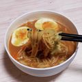 アクセル☆'s cooksnap of when they made インスタントラーメンにコクを♪.