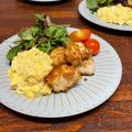 monmon1219's cooksnap of when they made かじきまぐろフライ⁂レモンタルタルソース.