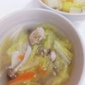 クックR08PQE☆'s cooksnap of when they made 白菜と鶏モモ肉のスープ.