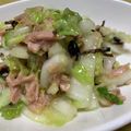 おかわりちょうだい♪'s cooksnap of when they made 白菜とツナの塩昆布和え.