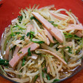 プルンバゴ's cooksnap of when they made お弁当にも♪簡単♪水菜とハムの胡麻和え⭐.