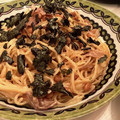 イクリン0195's cooksnap of when they made ☆にんにくマヨで旨！納豆と豚の和風パスタ.