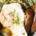 ｱｰﾁｬﾝﾏﾏﾁｬﾝ's cooksnap of when they made な～に～？卵しか無い？じゃあ貧乏飯だ！.