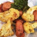 mmci's cooksnap of when they made カリフラワーとウインナーのカレー炒め.