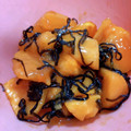 こうのとりヒロシ's cooksnap of when they made 柿と塩昆布の簡単和え.