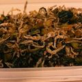 うしゃぎ侍's cooksnap of when they made 本気で美味しい大根葉とじゃこ炒め.