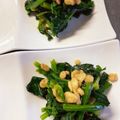 みまゆ's cooksnap of when they made 【作り置き】ほうれん草と揚玉の麺つゆ和え.
