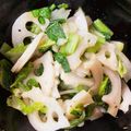 あたむ❤189's cooksnap of when they made 絶妙な味♡小松菜と蓮根の梅おかかあえ.