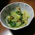 ramieru's cooksnap of when they made チンゲン菜とツナの中華炒め.