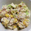 たこやききなこ's cooksnap of when they made 里芋とキャベツの挽肉サラダ.