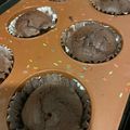 hootaru's cooksnap of when they made 簡単☆ヘルシー☆豆腐のココアマフィン.