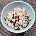 ちょこcake's cooksnap of when they made 一歳離乳食　ひじきの炊き込みご飯.