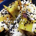 んーまっ's cooksnap of when they made 白だし　さつまいもご飯.