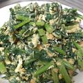 ちゃんのはは's cooksnap of when they made 簡単☆美味しい！大根菜の卵炒め.
