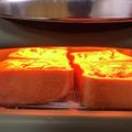 けろんけ's cooksnap of when they made 厚切り食パンのチーズカレーパン.