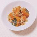 まあまま☆0403's cooksnap of when they made 蒸し煮で作る✿ひき肉✿かぼちゃ.