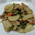 レオミウ's cooksnap of when they made 長芋と豚肉のポン酢炒め.