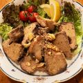 ホットマロンラテ's cooksnap of when they made 鰹のたたきガリバタソテー♬リメイク.