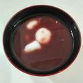 在宅勤務のおじさん's cooksnap of when they made ✿白玉ぜんざい.