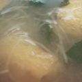 あゆたっくん's cooksnap of when they made 刺身の下の大根つまでお味噌汁☆.