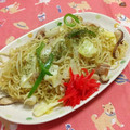 赤い電話's cooksnap of when they made 簡単　とっても美味しい塩焼きそば　.