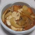 きらり流れ星's cooksnap of when they made 豆腐と豚肉のキムチ煮.