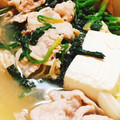 seacomet's cooksnap of when they made 生姜いり♪豚こま肉とほうれん草の常夜鍋.