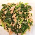 なごにゃん's cooksnap of when they made 春菊とツナ缶のごま和え♪コチュジャン.