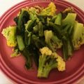 チェリチョコ's cooksnap of when they made カリフラワーの葉っぱ入りカレー炒め.