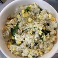 元祖かなごん's cooksnap of when they made 朝チャーハン　小松菜しらすのさっぱり炒飯.