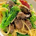 とろろ☆'s cooksnap of when they made 牡蠣と菜の花のパスタ.