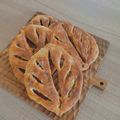 たべものにっき　tabemono's cooksnap of when they made 胡桃入りベーコン＆オリーブのフーガス.