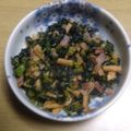 メルメル自治区's cooksnap of when they made 大根の葉っぱの炒め煮.