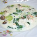 BonHoppe's cooksnap of when they made チンゲン菜のクリーム煮.