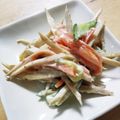 ひろ☆はる❇︎ママ's cooksnap of when they made 簡単☆時短☆レンチンごぼうサラダ.