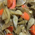 クック1T141M☆'s cooksnap of when they made 鶏ゴボウ大根炒め煮.