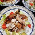 2児ママみきてぃ's cooksnap of when they made コストコチキンでチキンサラダ丼.