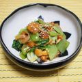 バカリャウ's cooksnap of when they made チンゲンサイとなめこのごま和え.