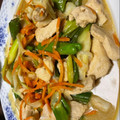 aym_mum's cooksnap of when they made 鶏とネギとしし唐の焦がし味噌炒め.