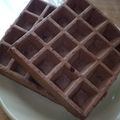 LaLaしふぉん's cooksnap of when they made ココアワッフル＊ぐるぐる混ぜて焼くだけ.