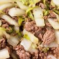 ものぐさクック's cooksnap of when they made 【時短】挽肉と白菜のあんかけ丼！.