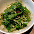 ばたみそーぱん☆'s cooksnap of when they made 水菜と海苔の韓国風和え物.