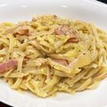 TeaChan214's cooksnap of when they made 失敗のない*本格濃厚カルボナーラ.