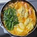 otomekosan's cooksnap of when they made ダシダで簡単コク旨！キムチ鍋.